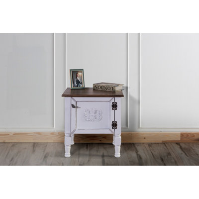 Ekpen 50cm W Manufactured Wood Bedside Table