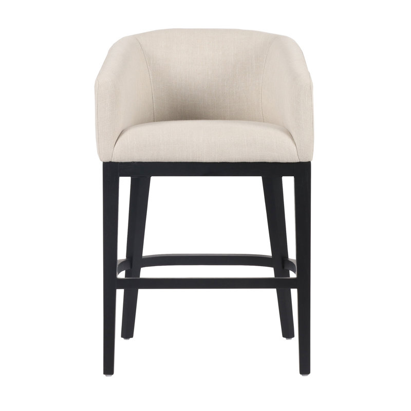 Birch Lane™ Bridgewater Upholstered Barrel Counter Stool & Reviews ...