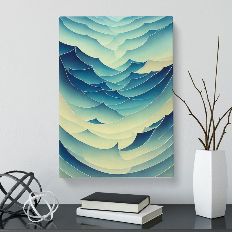 Seascape Abstract Vol.2 - Wrapped Canvas Print, 50cm H x 35cm W x 3cm D