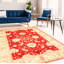 Tapis décoratif en laine de conception unique 5 pi 5 po x 8 pi 5 po noué à la main New Age