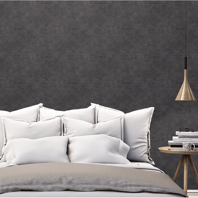 10m x 53cm Matte Wallpaper Roll, Black