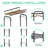 4-Tier Rolling Cart,Metal Utility Cart with Wooden Tabletop,Salon Trolley Cart,Storage Cart,Metal Cart,Printer Stand-112864688