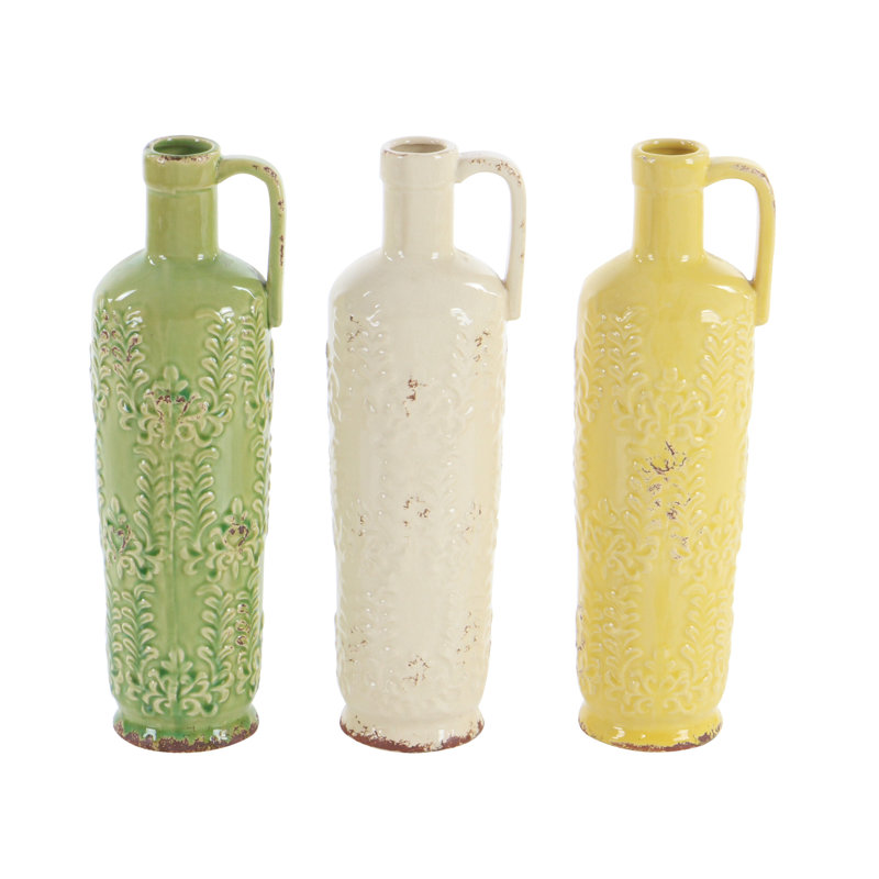 Ensemble de 3 vases en céramique