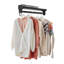 Barre de penderie coulissante, organisateur de pantalons et vêtements rétractable à fermeture en douceur, capacité de 100 kg-88292249