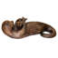 Lazy Otter with Fish Garden Statue