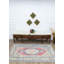 Tapis bleu en laine 4 pi 4 po x 7 pi 3 po Milvia