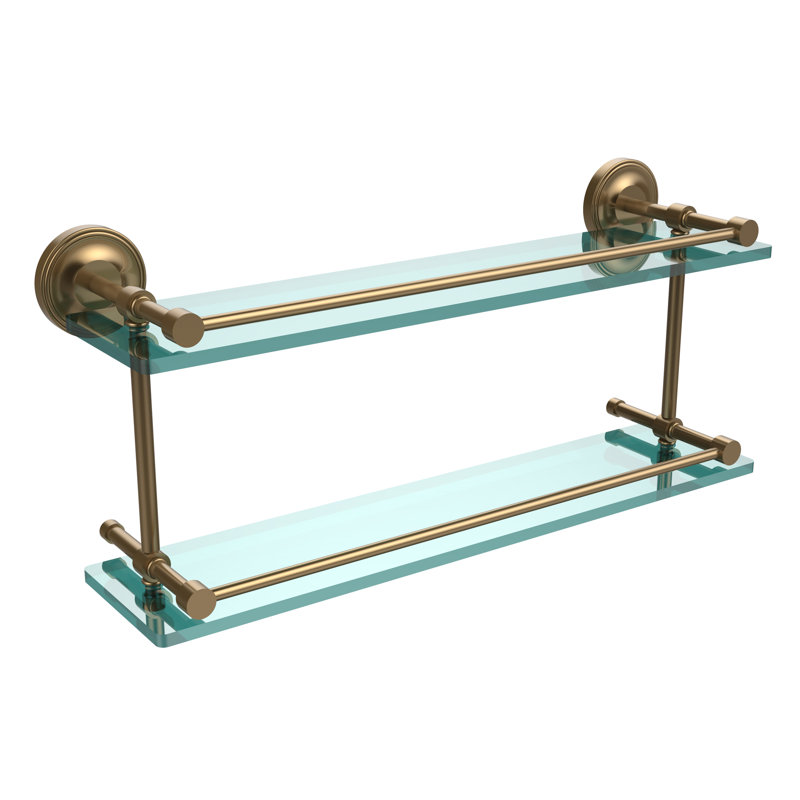 Étagère à 2 niveaux Alcott, Bronze brossé