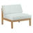 Muret Outdoor Patio Teak Armless