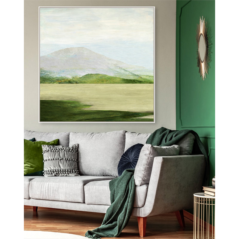 Tranquil Terrain Print by Lori Dubois, White Floater Framed, 51" H x 51" W