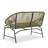 Spacious Patio Sofas, Pe Rattan Iron Frame, Modern Rustic Patio Home