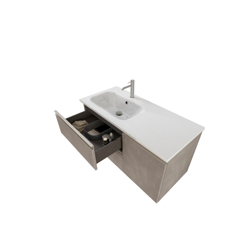 Calvert Single Vanity, Grey