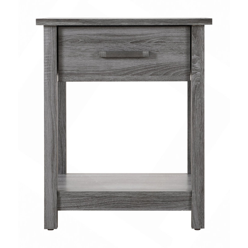 Table de chevet chic, Gris