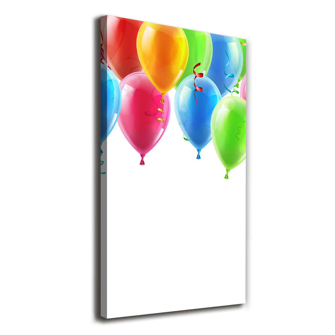 Bunte Ballons - Kunstdrucke auf Leinwand - Wrapped Canvas