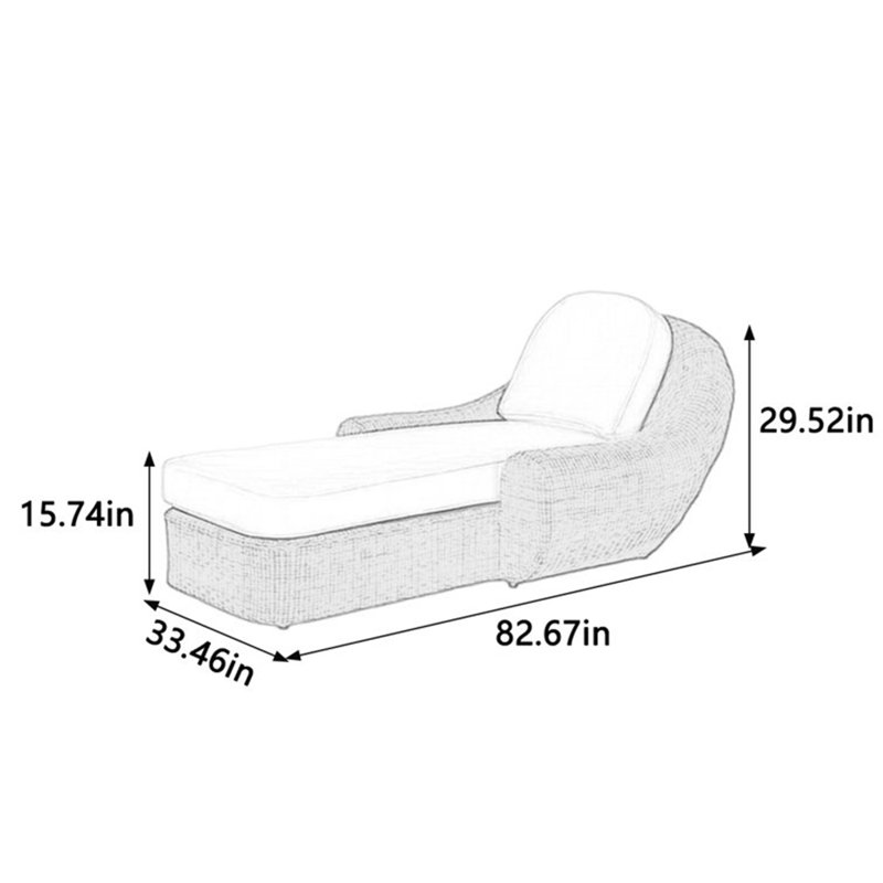 Structure en aluminium pour chaise longue inclinable d'extérieur, Jaune