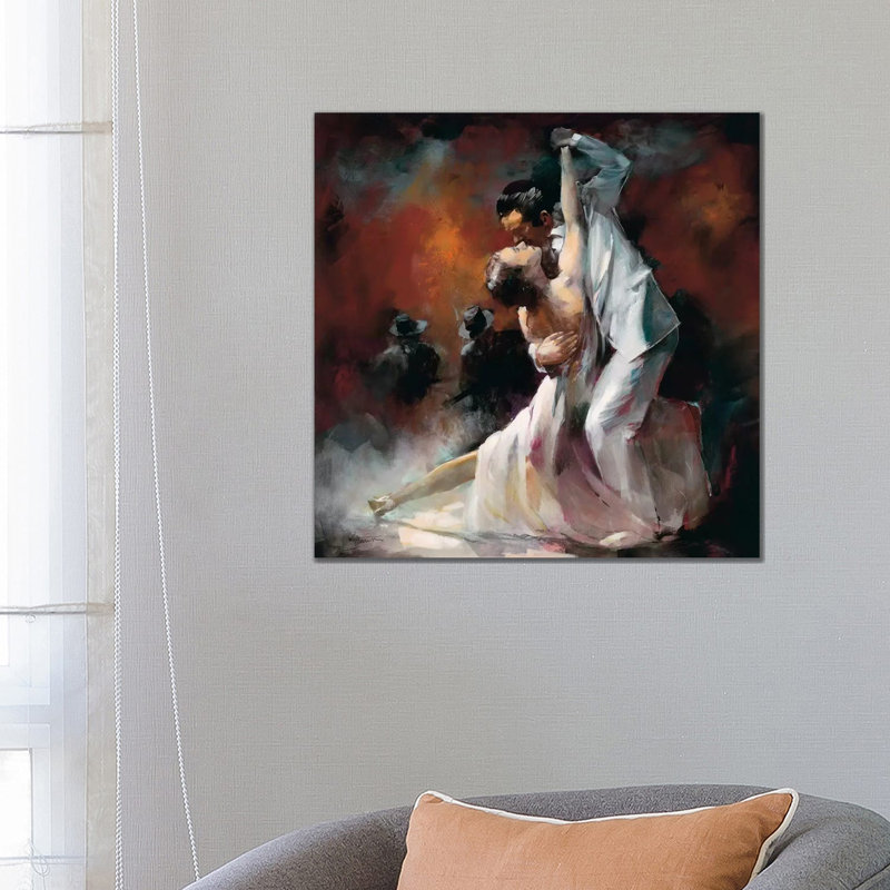 Tango Argentino I by Willem Haenraets - Wrapped Canvas Painting, 66.04 cm H x 66.04 cm W x 3.175 cm D