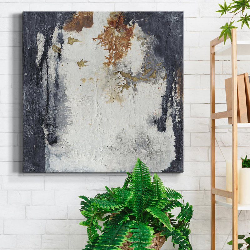 Oriental Garden I - Wrapped Canvas Print, 16" H x 16" W x 1" D