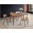 5Pcs Walnut Finish Dining Room Set-1328523201-1328523203