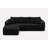 108" Modern L-Shaped Compression Sectional Sofa With Chaise Deep Seat Corduroy Upholstered Couch-1463765497