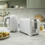 Swan  Solace 2 Slice Toaster, Premium High Gloss Finish, 7 Browning Levels, Defrost, Reheat and Cancel Functions, Non-Slip Feet, Self-Centring Function, 930W