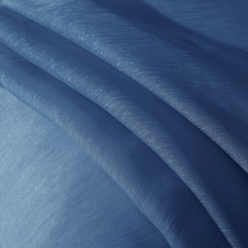 Rideau transparent synthétique, Bleu rivière