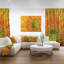 «Yellow Daisy Gerbera», gros plan - impression sur toile tendue-19240201
