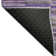 Premium Machine Washable Prisco Purple Rug