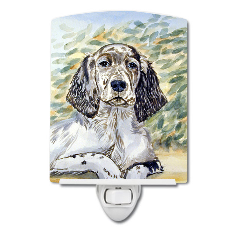 English Setter Patience Ceramic Night Light