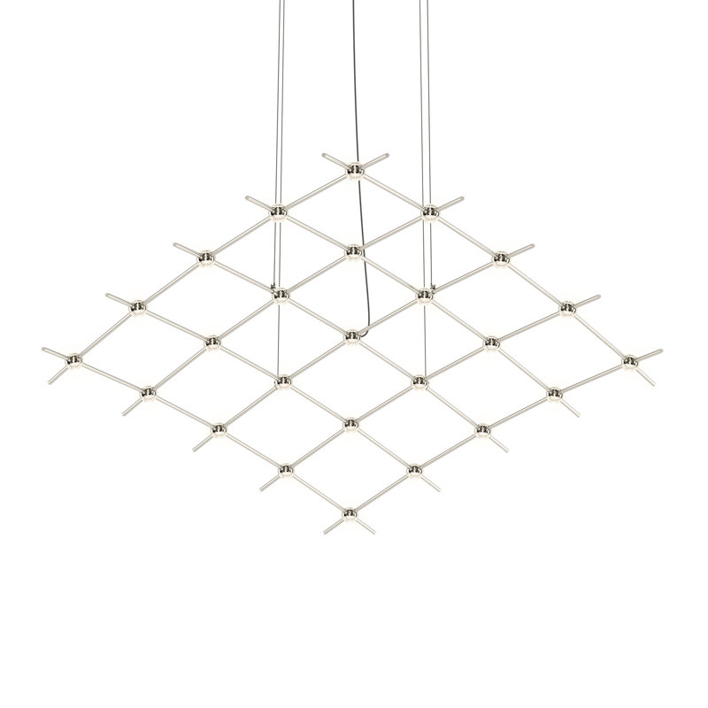 Constellation 1 - Light Satin Nickel LED Unique/Statement Pendant