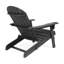Chaise Adirondack d'extérieur BELLWOOD - Design en bois élégant avec porte-gobelets avec accoudoirs