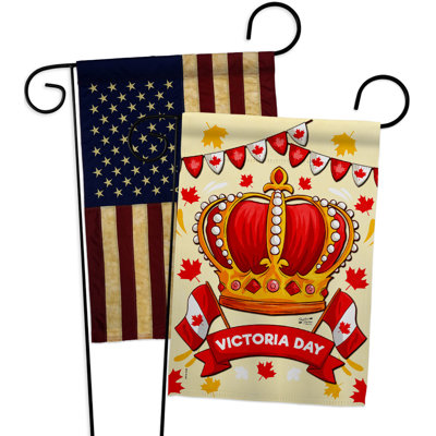 Double Sided 18.5'' H x 13'' W Polyester Garden Flag