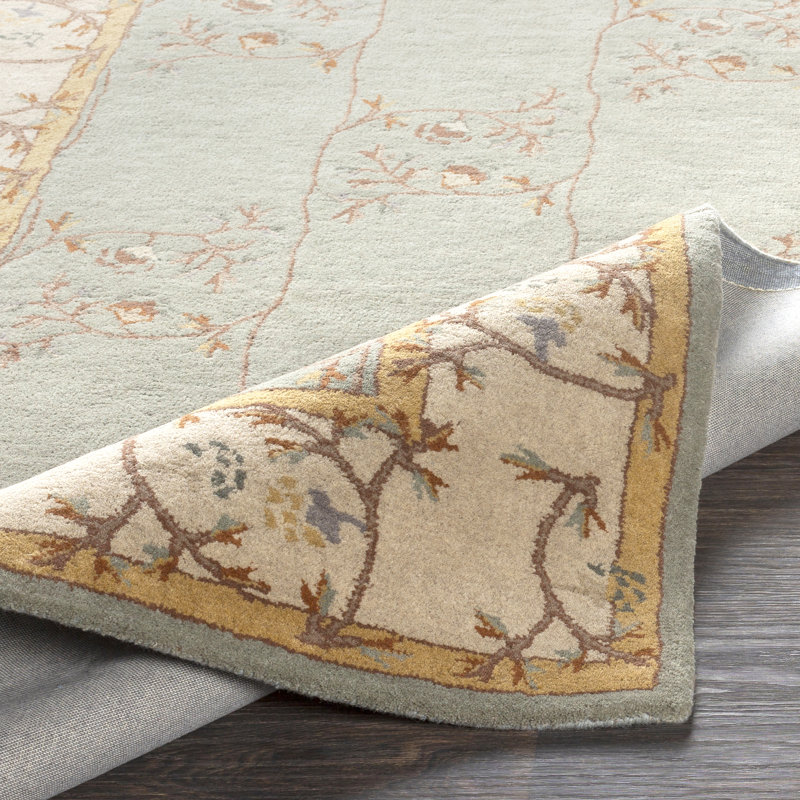 Arnedra Hand Tufted Wool Oriental Indoor Rug, Rectangle 12' x 15'