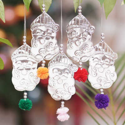 11.75'' Handmade Fabric Hanging Figurine Ornament