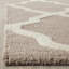 Tapis géométrique en laine touffeté à la main rose pâle / ivoire-176507803