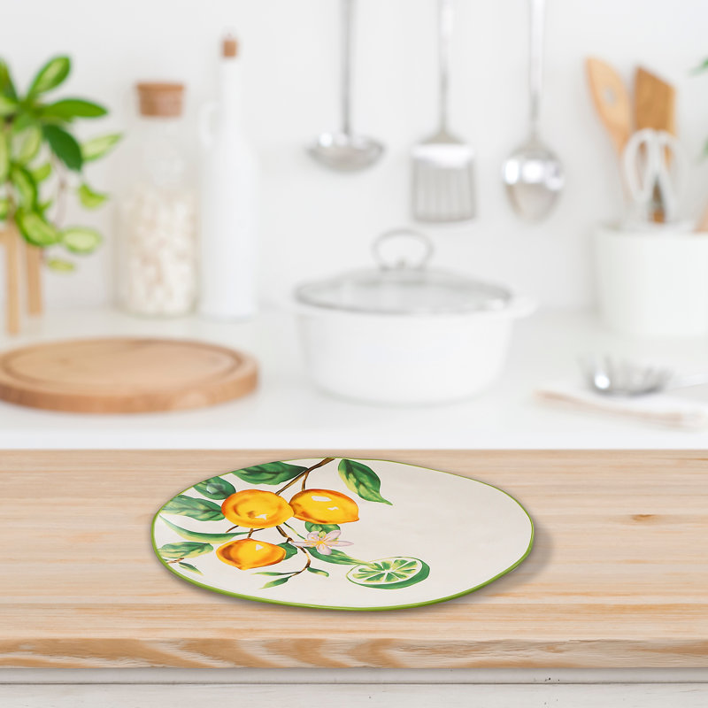 Ensemble de 2 assiettes décoratives en céramique «NH Casa Decor»