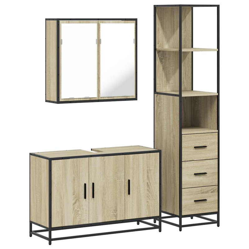Bathroom Furniture Suite, Sonoma Oak