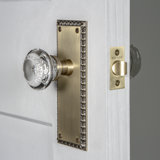 Nostalgic Warehouse Neoclassical Plate Single Dummy with Crystal Neoclassical Knob