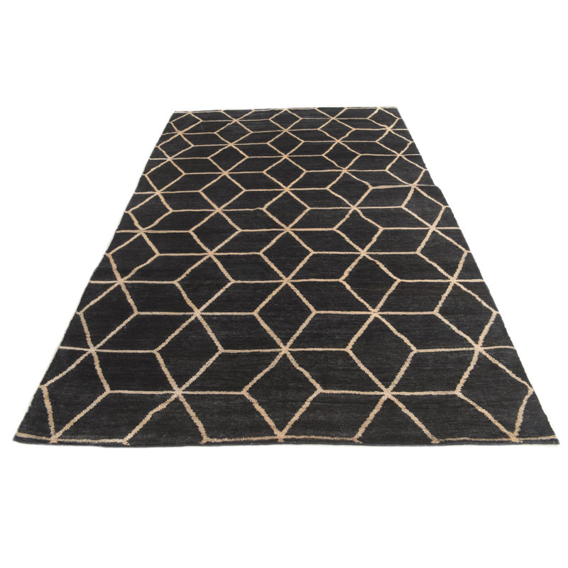 Iniguez Black Rug