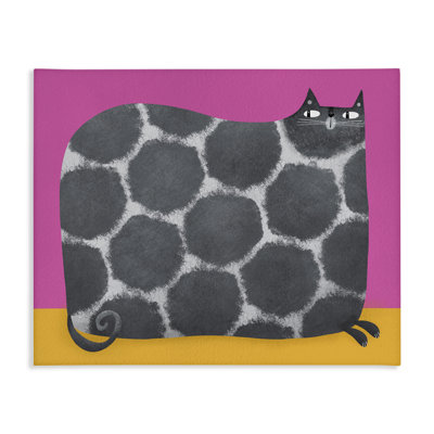 Big Spots on Cat Canvas, design par Gabriela Avila