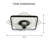 20" Shalon Modern Flush Mount Ceiling Fan with Dimmable LED Light and Remote Control, Reversible DC Motor