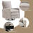 28.4" W Swivel Recliner Chair with Leg Support-1934102447