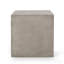 Outdoor Mgo Square Side Table, Light Grey