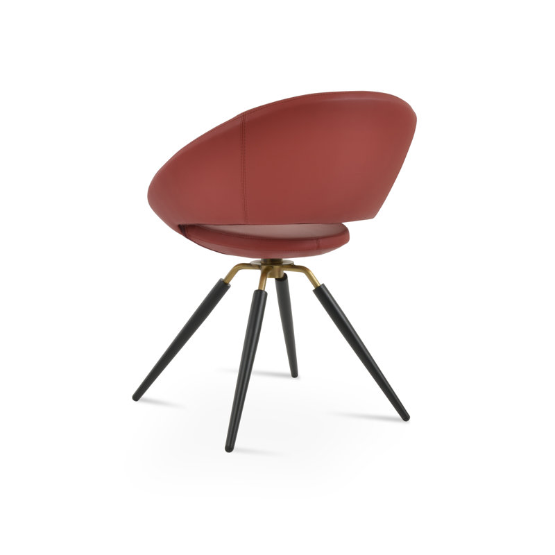 15'' H Upholstered Metal Side Chair