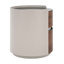 Italian Retro Double Storage Round End Table