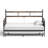 Twin Daybed with Trundle, Double Storage, Charging Station and LED Lights