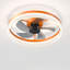 Ventilateur de plafond fermé à profil bas avec lumière 19,7 pouces Fydry-388880136-398456487