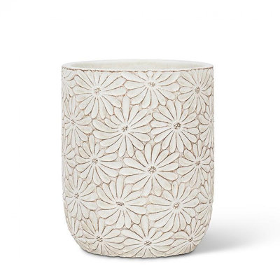 Daisy Pattern Planter Or Vase