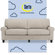 serta copenhagen 78" rolled arm sofa, easy care fabric, soft pillow back, pocket coil seat cushions