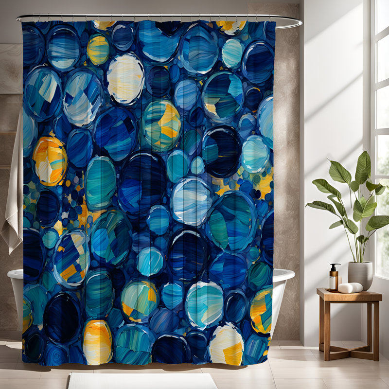 Rideau de douche Eneyda, H 70 po x l 72 po