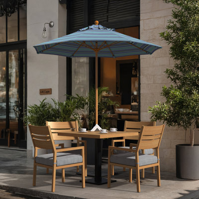 Parasol en bois de teck 7,5 pi