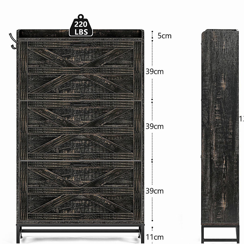 Armoire à chaussures grande capacité
